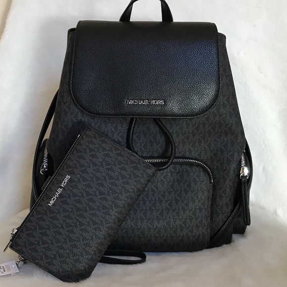 Michael Kors (2pcs) Abbey LG Cargo Backpack